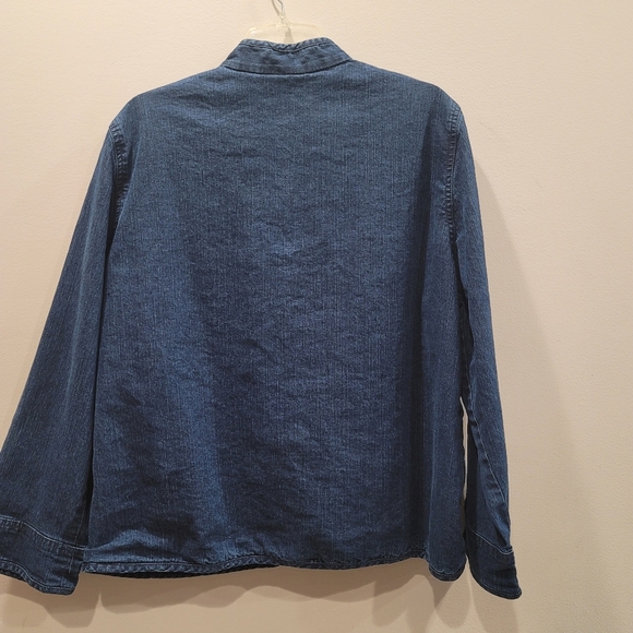 Alfred Dunner Denim Jacket - Sz 16 US - Picture 3 of 10